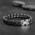 herrenarmband stahlarmband königskette rocker biker panzerkette uniqal